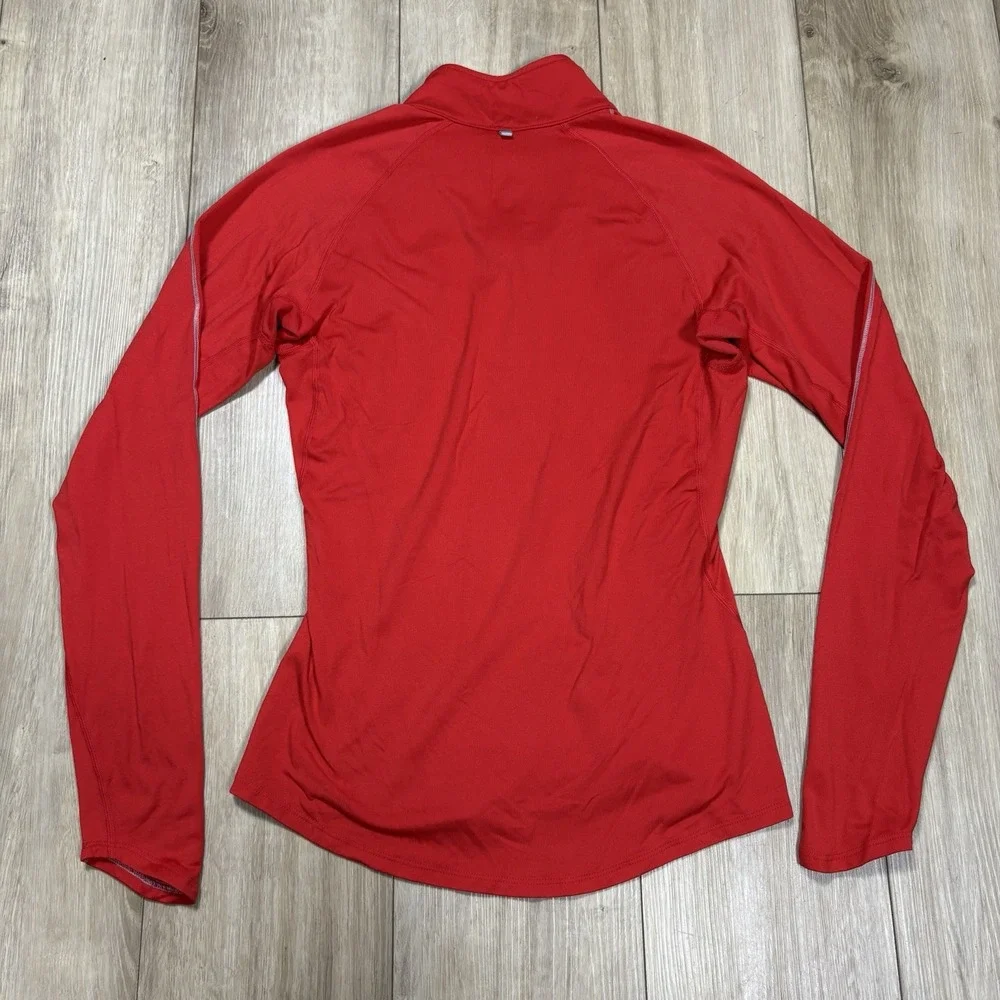Ohio State Buckeyes‎ Pullover Women's Small Red Quarter Zip Nike Swoosh Logo